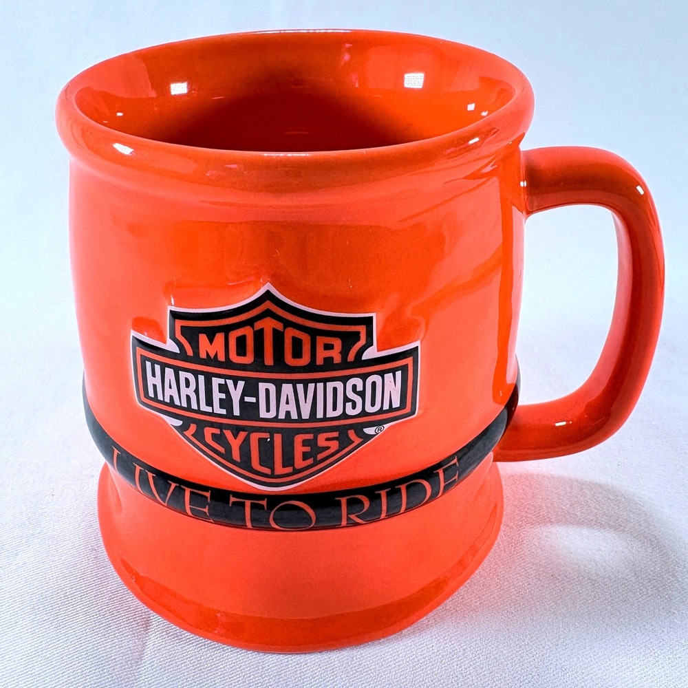 Harley-Davidson Live To Ride Bar & Shield Logo Ceramic Coffee Mug